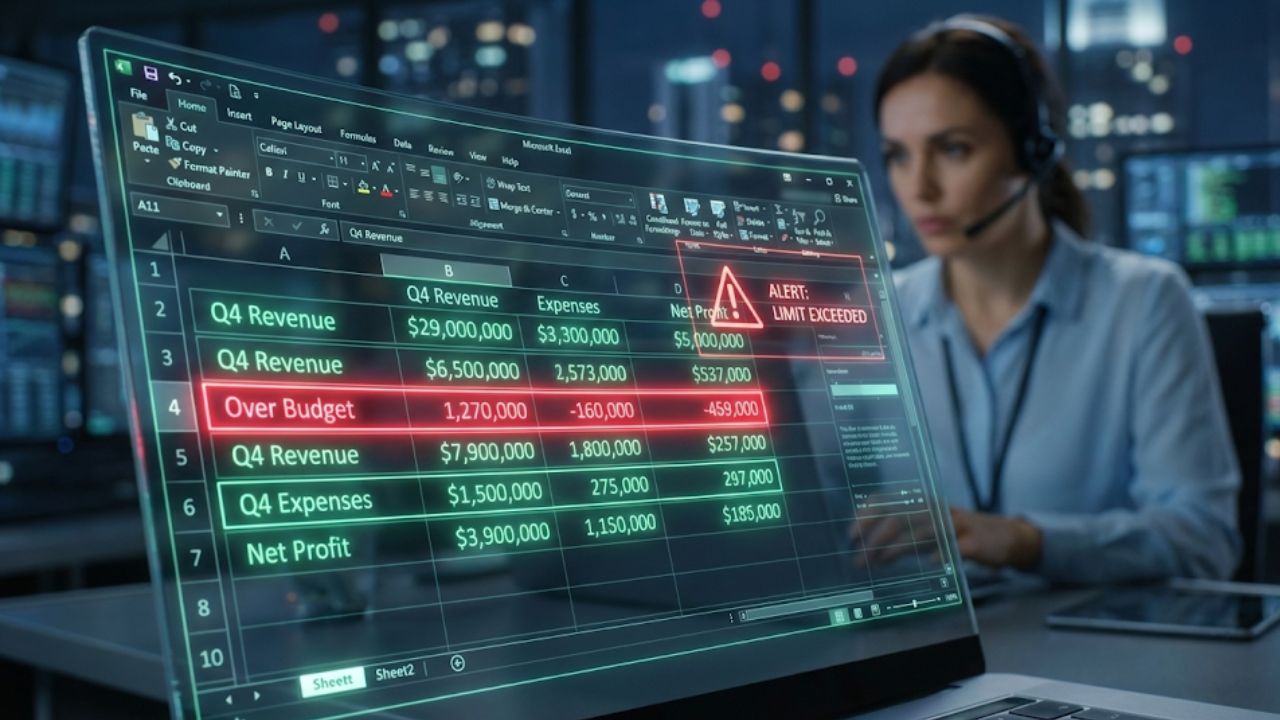 Cara Conditional Formatting Excel Bikin Sel Merah Saat Over Budget!