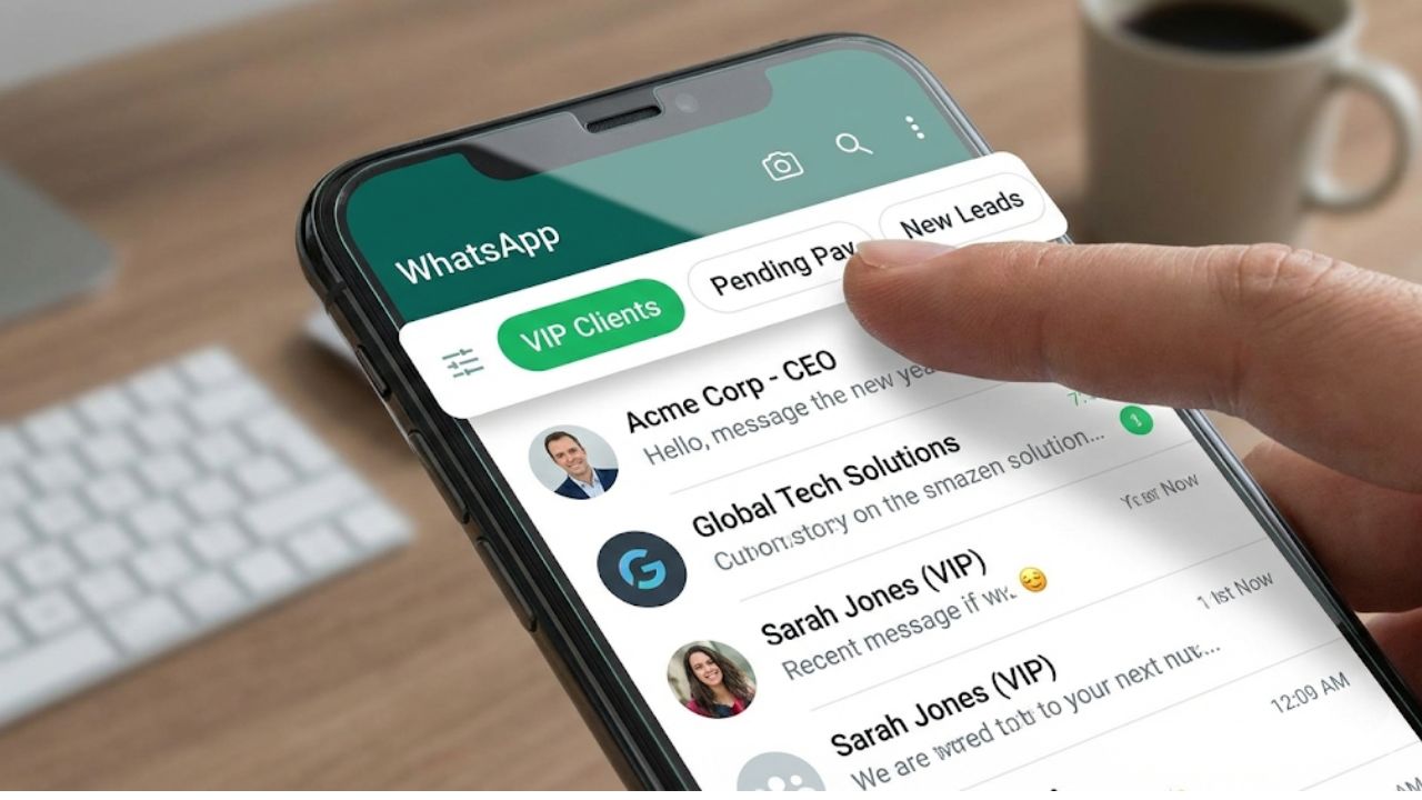 Custom Lists WhatsApp fitur Custom Lists WhatsApp digunakan sebagai CRM sederhana untuk bisnis UMKM.