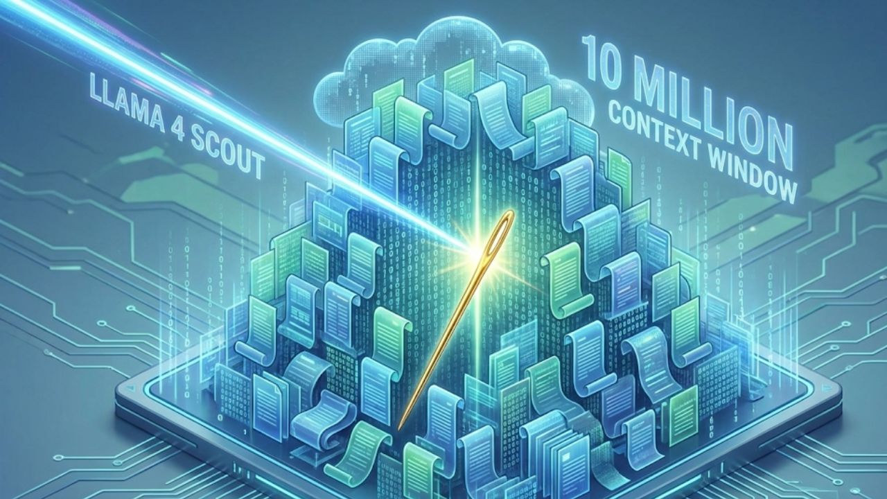 Llama 4 vs GPT-4o kemampuan Llama 4 Scout menemukan informasi spesifik dalam 10 juta token data.