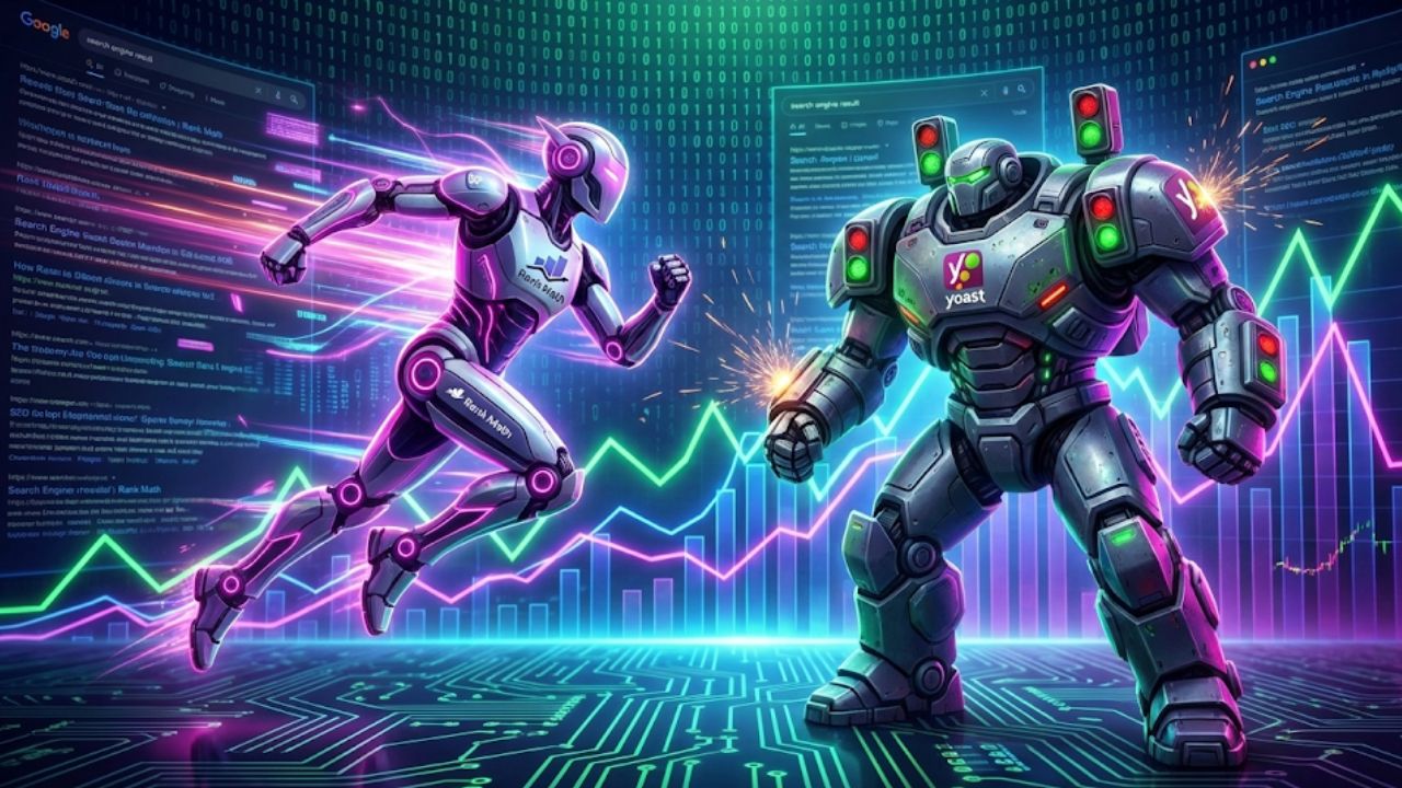 Rank Math vs Yoast SEO (Update 2026) Mana yang Bikin Web Lebih Cepat